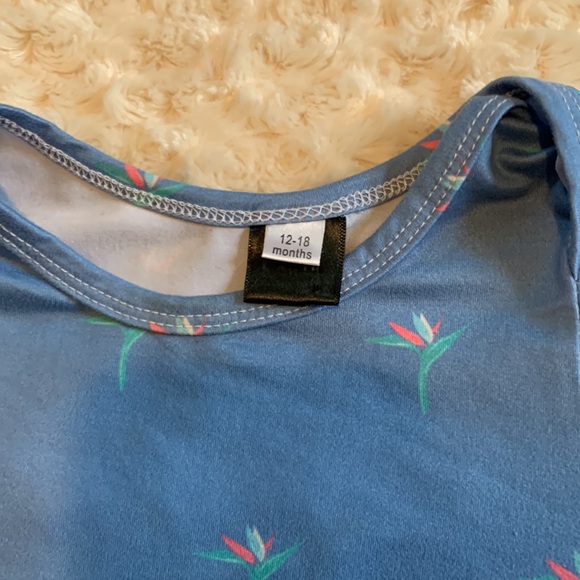 Sweet Sweet Honey Hawaii bird of paradise bodysuit, 12-18m - Picture 3 of 4